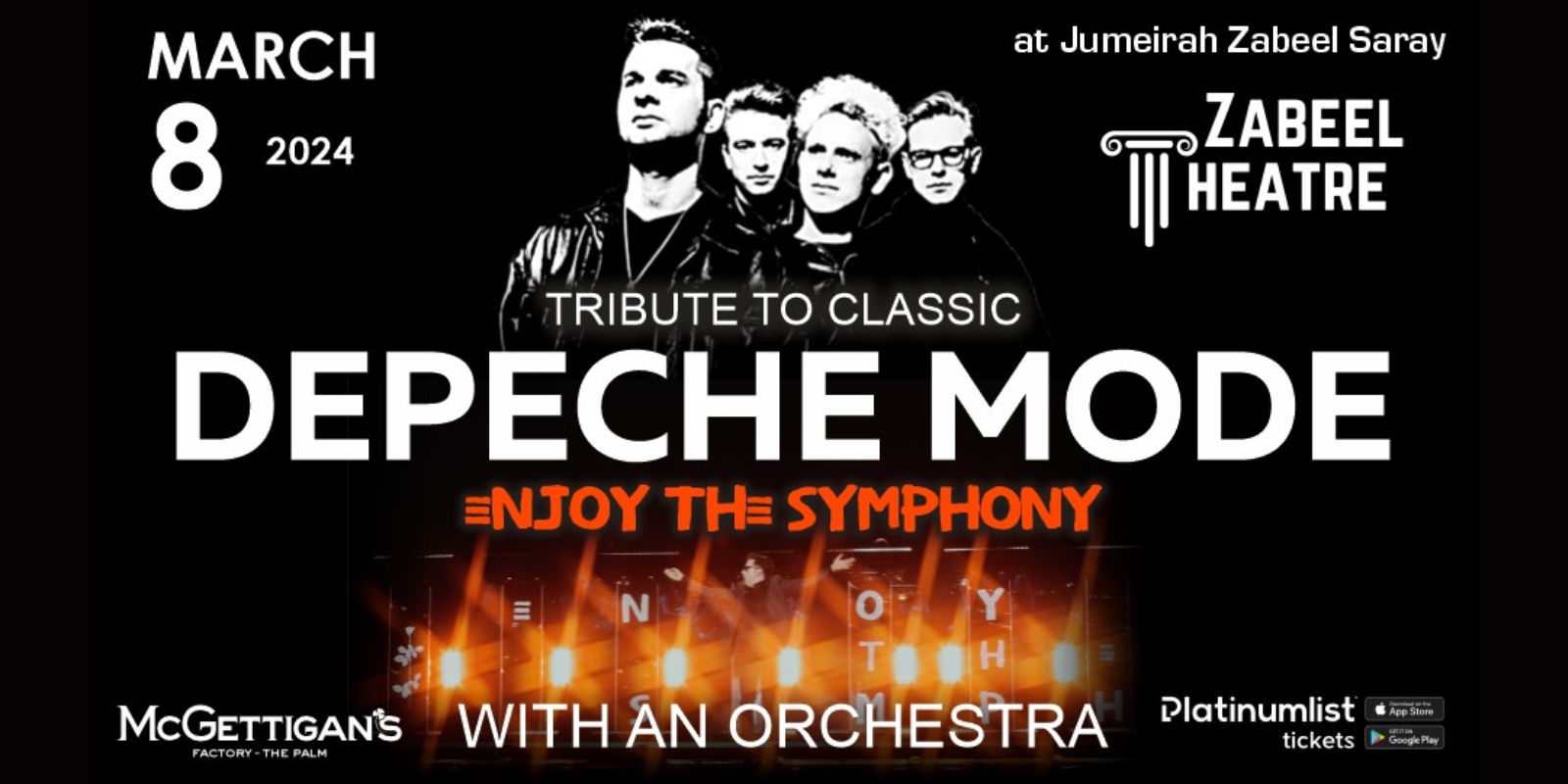 "Enjoy the Symphony" Depeche Mode Top Hits Tribute Show with an Orchestra