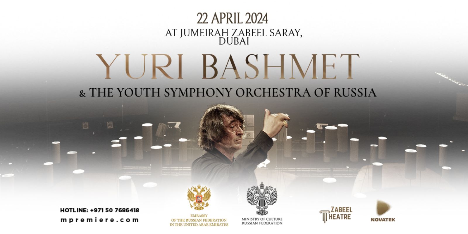 Yuri Bashmet and The Youth Symphony Orchestra of Russia at Zabeel Theatre, Dubai