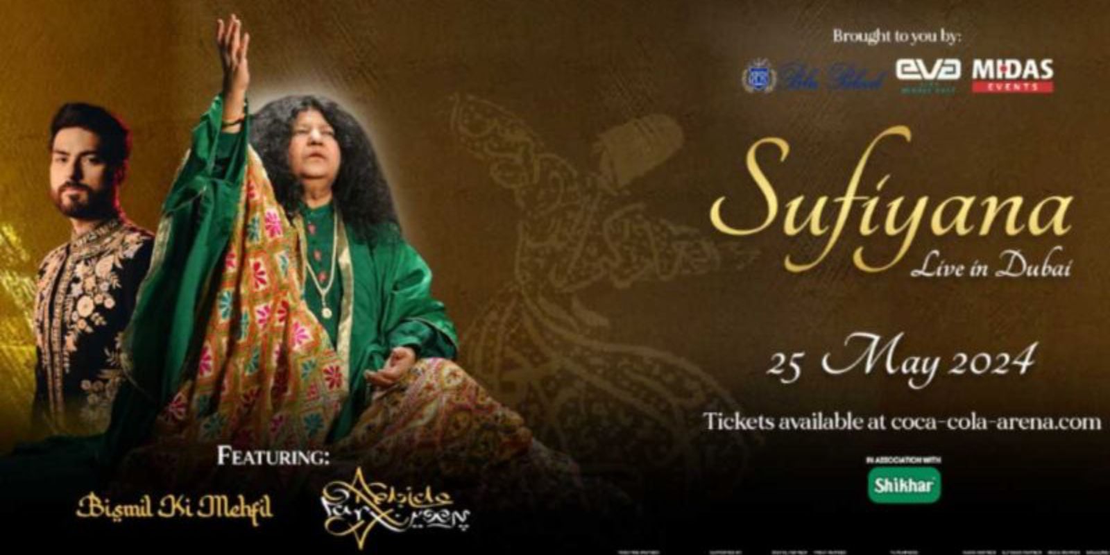 Sufiyana - Featuring Abida Parveen & Bismail Live in Coca-Cola Arena, Dubai